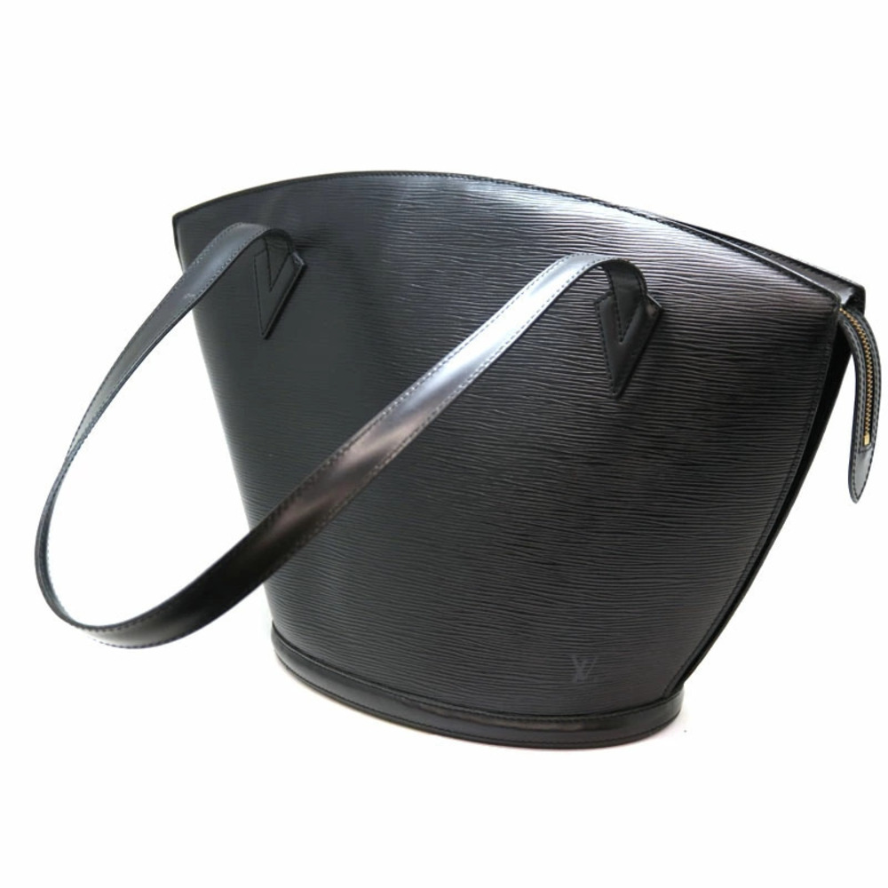 LOUIS VUITTON Saint Jacques Shopping Shoulder Bag Epi Leather Noir Black